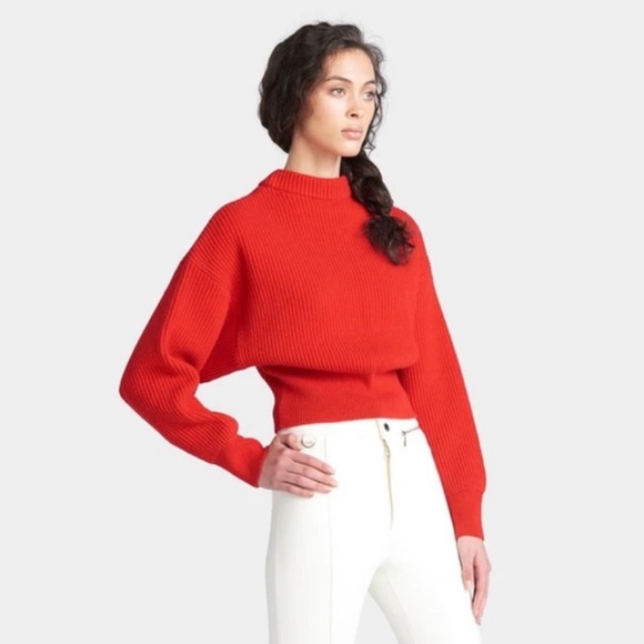 Cordova Megève Sweater Blue 100% Extra Fine Merino Wool Blue Ribbed Size XS - Picture 11 of 12